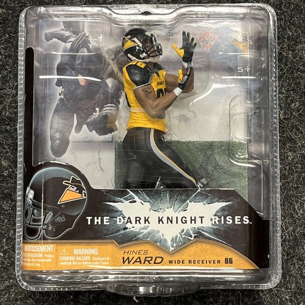2012 Hines Wars MCFARLANE Batman Dark Knight EXCLUSIVE PITTSBURG STEELERS Figure
